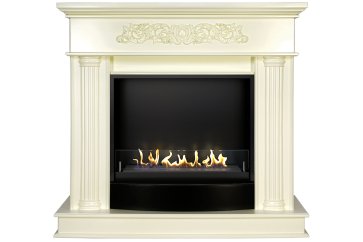 Биокамин в портале Firezo Gloria Слоновая кость, стандарт