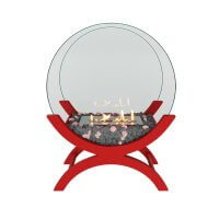 Биокамин IRIS БОЛЬШОЙ красный